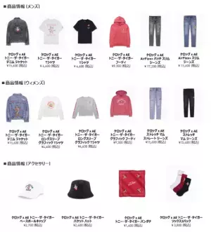 アメリカン・イーグルとKellogg'sの初コラボレーションコレクション　寅年に因み“Tony the Tiger”がデザインされた全25アイテムを1月15日に発売