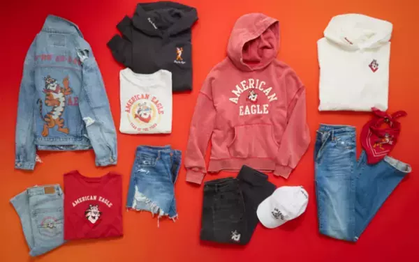 アメリカン・イーグルとKellogg'sの初コラボレーションコレクション　寅年に因み“Tony the Tiger”がデザインされた全25アイテムを1月15日に発売