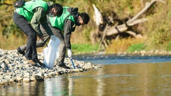 地域と連携を深め、自然の大切さを知る河川清掃活動を実施　～業界一丸となる「水辺感謝の日」釣り場清掃活動～