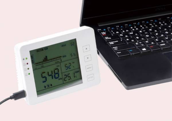 CO2濃度モニター　モノタロウが2022年1月26日より発売　～飲食店・オフィス・病院・学校・工場・農業でも　リアルタイムにCO2濃度・温度・湿度の3点を測定～
