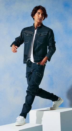 カイハラ社製のデニムを使用したストレスフリーなジャージ風デニムワークウェア「YOROI WORKS(R) LIGHT」を3月から販売開始