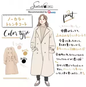 内田理央もゆうこすも“ふわふわ感”にびっくり！「すごいよねっ！！」中綿入りで暖かく軽い♪ノーカラートレンチコート！！TOKYO FM「Qoo10 presents 内田理央の明日、なに着よ？」