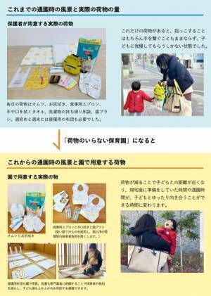 認可保育園キートスが「荷物のいらない保育園」を開始　～保護者も保育者も負担なく子どもと向き合う時間を確保～