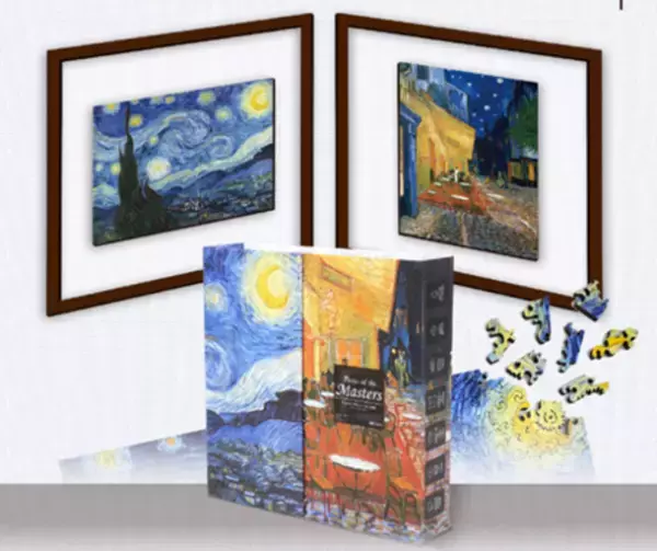 海外の名画を高解像度印刷した木製のパズルで再現！世界の美術館に行った気分になれるパズル「巨匠の破片(カケラ)」　Makuakeにて2月7日より先行予約販売を開始