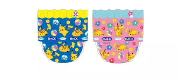 ピカチュウを採用した新デザインで水あそび気分を醸成『ムーニー　水あそびパンツ』　発売