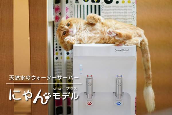 猫愛が溢れるウォーターサーバー「にゃんモデル」を2月22日に222台の数量限定で発売