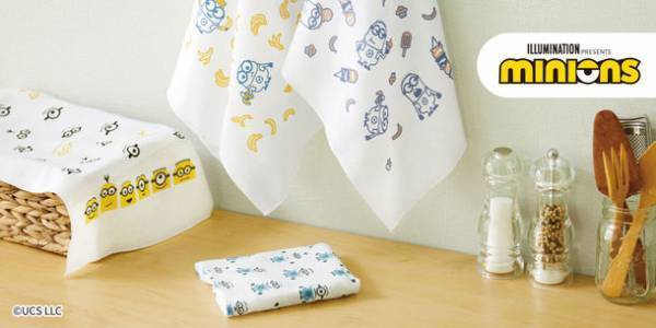 人気キャラクター「ミニオン」×日本の伝統工芸　オリジナル注染手ぬぐい・風呂敷などを販売開始！