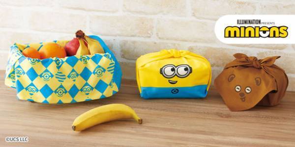 人気キャラクター「ミニオン」×日本の伝統工芸　オリジナル注染手ぬぐい・風呂敷などを販売開始！