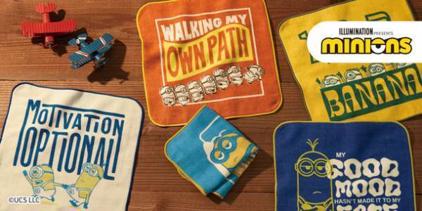 人気キャラクター「ミニオン」×日本の伝統工芸　オリジナル注染手ぬぐい・風呂敷などを販売開始！