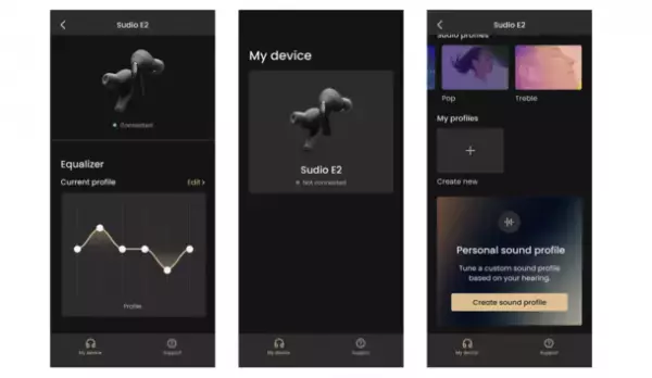 北欧オーディオブランドSudioから、空間オーディオ、ハイブリッドANC、VividVoiceテクノロジー搭載の完全ワイヤレスイヤホンSudio E2が新登場