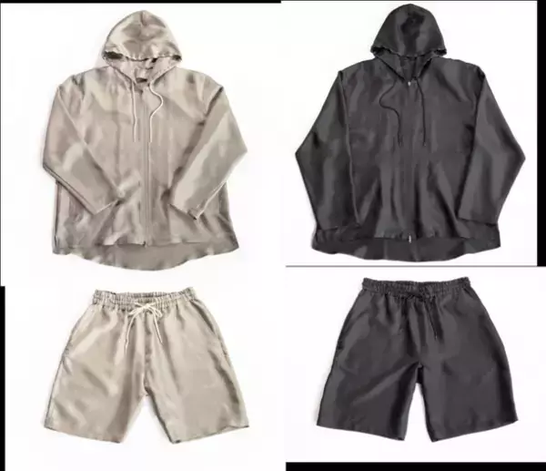 福島発「川俣シルク」を使用したカジュアルセットアップを「Makuake」で先行発売