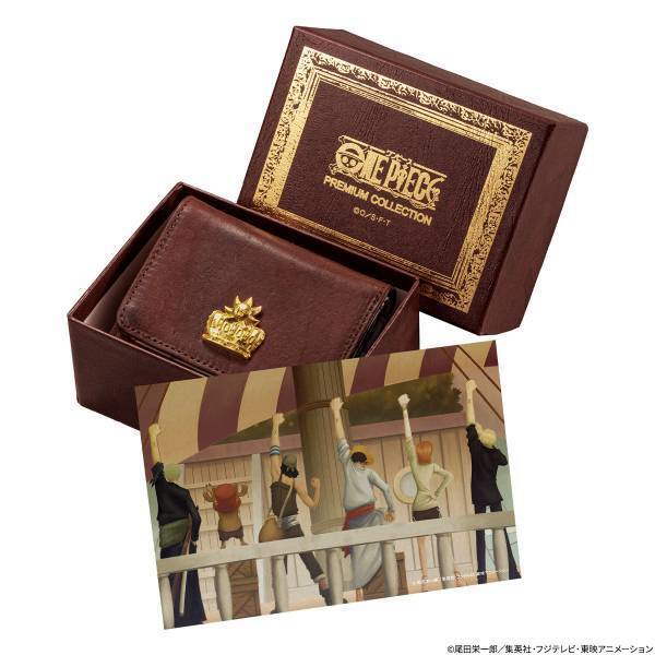 財布を開けば思い出の名シーンが現れる……『ONE PIECE』から、スタイリッシュでコンパクトな3つ折りレザーウォレットが登場！