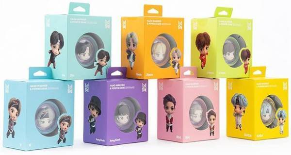 防弾少年団のキャラクター「TinyTAN(タイニータン)」の機能性抜群のグッズ販売中！