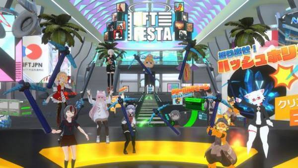 メタバース上で開催されたNFT作品の展示会「NFT FESTA」開催3日間で、約3,400人が来場！