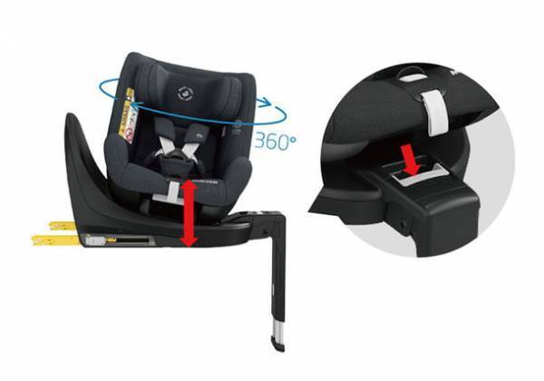 ＜マキシコシ＞ワンクリック360度回転＆省スペースな乳幼児チャイルドシート『STONE(ストーン)』2/28発売　新安全基準R129(i-SIZE)対応／新生児から4歳まで
