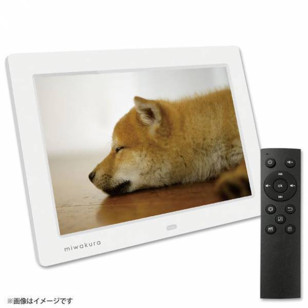 記念品やプレゼントにもお勧めの10.1型 デジタルフォトフレーム「四季風歌(Shiki-Fuka)」MPF-SK10-Wを3月3日に販売開始！