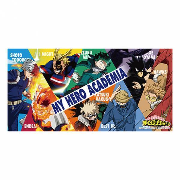 「僕のヒーローアカデミア」新規描き下ろしイラスト商品が登場！『その背中を超えろ！』をテーマに雄英生がプロヒーローの背中を超えようと努力する姿を描く！