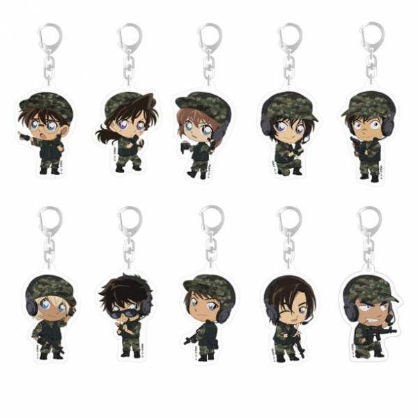 「名探偵コナン」のキャラたちが迷彩服をきてサバイバル活動！新規描き下ろし＆デフォルメ描き起こしイラストグッズが新登場！