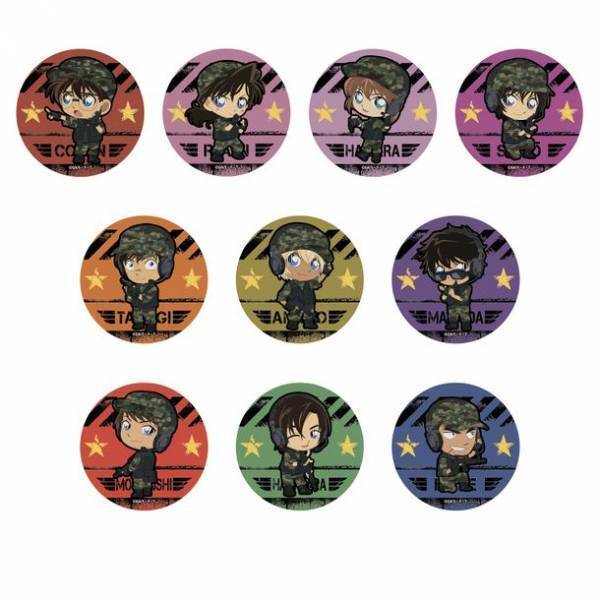 「名探偵コナン」のキャラたちが迷彩服をきてサバイバル活動！新規描き下ろし＆デフォルメ描き起こしイラストグッズが新登場！