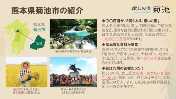 今年もやります総選挙！菊池ファンクラブ創設1周年記念企画　「菊池の観光プラン総選挙」を開催