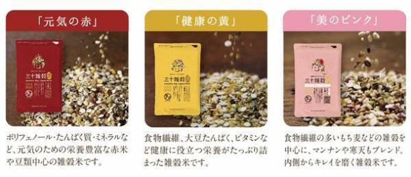 累計販売220万袋超えの三十雑穀シリーズから旨味と栄養を加えた7種類のきのこブレンドを発売！