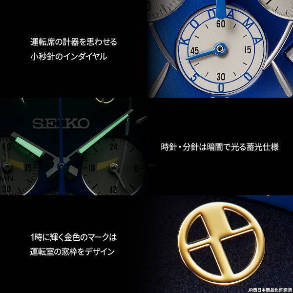 新幹線「500系」の運行25周年を記念して500系こだまをイメージしたセイコーの限定ウオッチが登場！プレミコから数量限定で販売開始