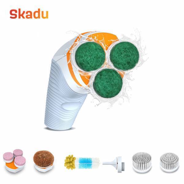 達成率400％超え！3つの独立ローラーが頑固な汚れをねじり取るパワフル電動クリーナー『Skadu』　Makuakeでの応援購入受付終了まで残り1週間！