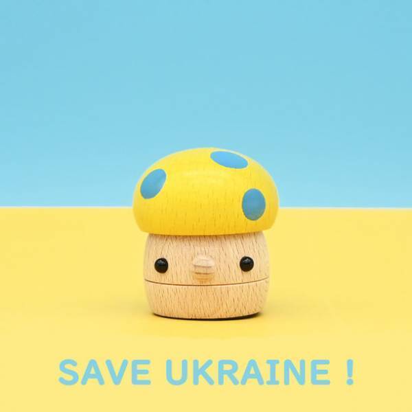 木のおもちゃ「チャリティどんぐりきのこ」を販売開始　～売上金の一部をウクライナの子どもたちへ～