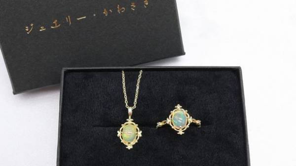 「虹色に輝く宝石」“魅せる”ファイヤーオパールネックレス＆リング　3月10日販売開始！