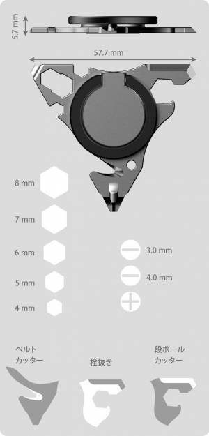 想像を超える便利さ！カッターやドライバーにもなる、マルチツール付スマホリング「TRING」がmachi-yaにて2022年6月予約販売開始！