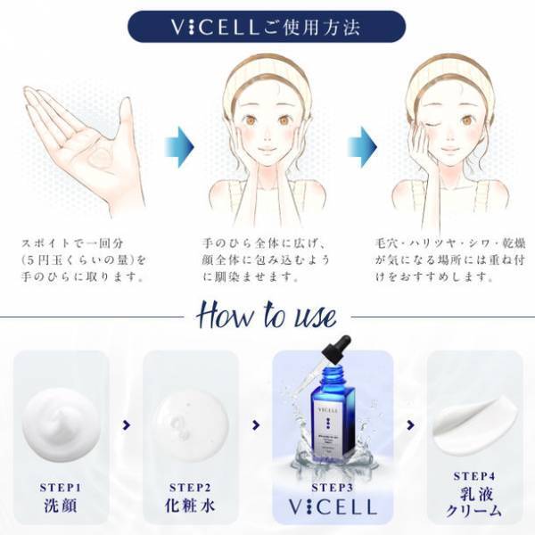 ヒト臍帯血由来の幹細胞培養液「50％」配合の美容液をリーズナブルに！次世代のエイジングケア「VICELL(ヴィセル)」2022年3月誕生