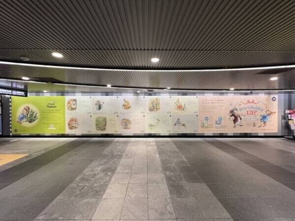 絵本『ピーターラビットのおはなし』出版120周年記念！廃棄野菜から作られた巨大アート「Friend to Nature」が3月21日(月)から渋谷駅に登場！