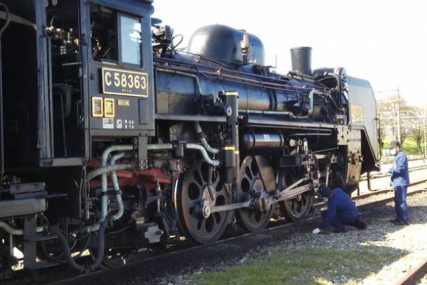 ゴールデンウィークは、SLパレオエクスプレスの特別ツアーに参加しよう！広瀬川原車両基地で「出区点検見学」と「入区作業見学」を合計5日間開催