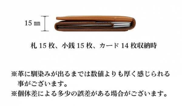「小さく、薄く、美しく」新感覚ギミックが創り出す、アートのような長財布「ミニマムロングウォレットFLAP」をMakuakeにて先行予約販売開始！