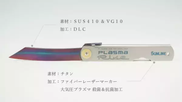 世界が注目！＼匠製作「伝統刃物」と最先端「プラズマテクノロジー」を融合／　唯一無二の【肥後守×SUNLINE】　4月8日(金)より数量限定で販売開始！