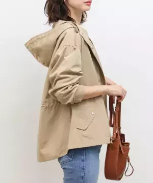 内田理央も野呂佳代も春気分！「トレンチの季節ですね～♪」女性らしいシルエットで可愛いキャンディー袖トレンチコート！！TOKYO FM「Qoo10 presents 内田理央の明日、なに着よ？」