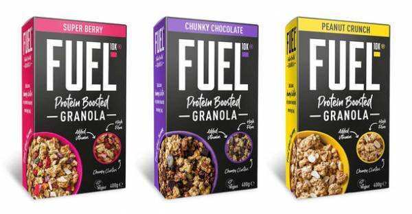 UK発！忙しい人へ美味しいエネルギー補給の新提案！低糖質で高タンパク質＆食物繊維　「FUEL 10Kグラノーラ」が4月1日発売