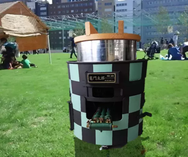 ドラム缶防災かまど「竈門太郎」を製造・販売！防災用、イベント用として町内会などで使用できます　ドラム缶を再利用したエコな製品です
