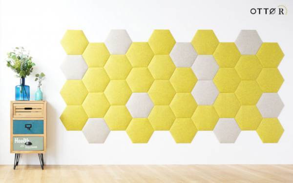 発売から9カ月で2,000％の売上伸び率　壁に貼るだけの吸音パネル「OTTO R(オットー・アール)」から新色が4月7日に登場
