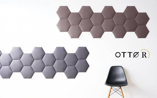 発売から9カ月で2,000％の売上伸び率　壁に貼るだけの吸音パネル「OTTO R(オットー・アール)」から新色が4月7日に登場