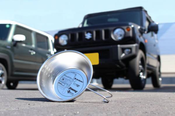 あのスズキジムニーとハスラーがキャンプグッズに！九州発の人気アウトドアショップ クロスオレンジがコラボシェラカップを2022年4月8日(金)より数量限定で販売開始！