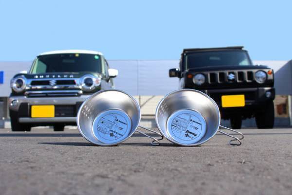 あのスズキジムニーとハスラーがキャンプグッズに！九州発の人気アウトドアショップ クロスオレンジがコラボシェラカップを2022年4月8日(金)より数量限定で販売開始！