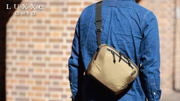 ファッションと機能を融合した「LUXXe（ラグゼ）」より、人気の街使い派向けカメラバッグ「グリッド」シリーズに4種を新発売！