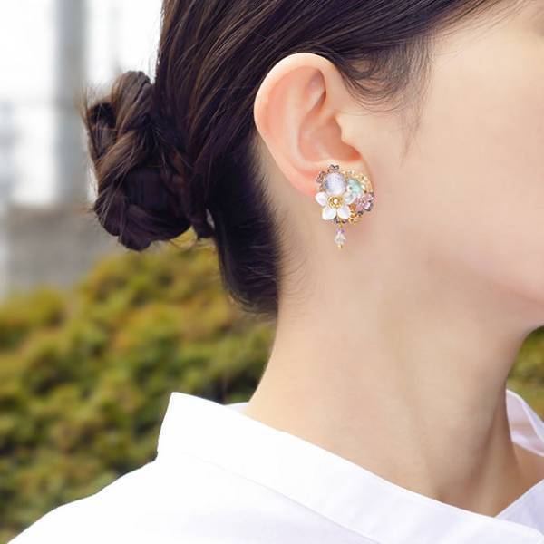 ピアスのようなイヤリング「ぴあり」　「源氏物語」シリーズの新作「藤壺の宮」が2022年4月15日(金)に発売！