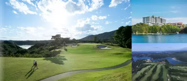 志摩観光ホテル × 近鉄賢島カンツリークラブ1 日1 組限定、オールインクルーシブツーサムゴルフプレーお二人で楽しむLUXE（リュクス）なゴルフ＆リゾートステイプラン