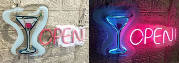 くねくね曲げられるLEDネオンチューブが面白い！アクリル加工会社が作るLEDネオンチューブ看板「GLOW×BOARD」販売開始