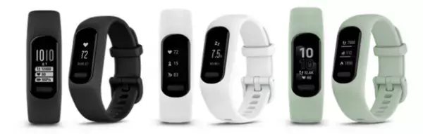 Garmin スリム＆軽量デザインながら活動量や睡眠状態をしっかり計測　アクティビティトラッカー『vivosmart 5』を2022年4月22日に発売