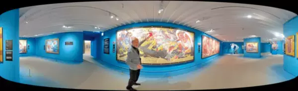 迫力満点の3D映像や画家とつながるVR映像で、新感覚アート体験を満喫！GWは大人も子どもも楽しめる！体験型ミュージアム「絹谷幸二 天空美術館」