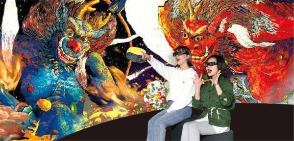 迫力満点の3D映像や画家とつながるVR映像で、新感覚アート体験を満喫！GWは大人も子どもも楽しめる！体験型ミュージアム「絹谷幸二 天空美術館」