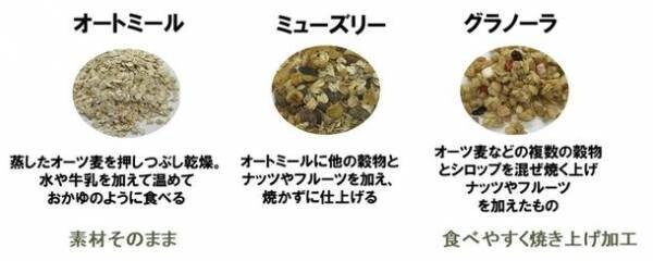 栄養価で注目の、世界的にも需要が増える“オーツ麦”の賢い摂り方　～グラノーラやオートミールを食べている人の半数がオーツ麦を知らないことが判明～　専門家も推奨する、ワンボウルで3役担うグラノーラの魅力とは